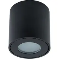 EDO Badezimmer- Deckenleuchte Deckenspot KLARS Black IP44 GU10 schwarz EDO777339