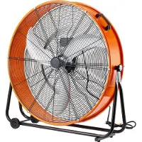 StarTech.com Trommelventilator - Standventilator 3-Gang 220W - Bodenventilator 88x34x94cm - leistungsstark und energieeffizient