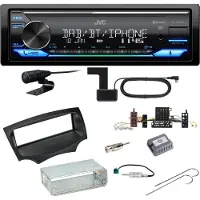 JVC KD-X482DBT Bluetooth Digitalradio USB Einbauset für Ford KA RU8