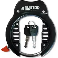 Lynx SecureLock - Hochsicherheits-Rahmen Ringschloss Schwarz, für Hollandräder