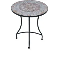Primaster Tisch Provence Ø 60 cm, Höhe 72 cm, rund, Mosaik