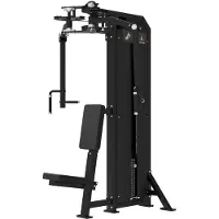 Tunturi Platinum Dual Pec Fly/Rear Delt Kraftstation – Fitnessgerät für Schultern und Brust – Homegym mit 120 kg Steckgewichten – V-Serie