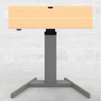 Stier Elektrisch höhenverstellbarer Steh-Tisch 501-19 100x80cm Buche mel., 68-120cm