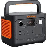 Jackery Explorer 240 v2 Tragbare Powerstation, 256Wh LiFePO4 Solargenerator mit 300W AC/100W USB-C Ausgang, Outdoor Generator für Camping, Reise