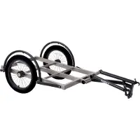 Surly Ted Trailer Fahrradanhänger, kurz, silver/black