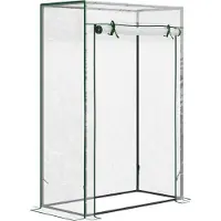 Linder Exclusiv GmbH Linder Exclusiv Foliengewächshaus,Gewächshaus, mit aufrollbareTür MC4300 150x50x100 cm