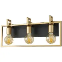 ITALUX PRIMERO WL-44003-3-BK-GD Wandleuchte