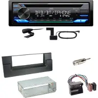 JVC KD-DB922BT Bluetooth Digitalradio Einbauset für BMW 5er E39 ab 10/2000