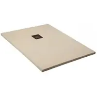 Frascio New Tecnology Duschwanne 65 x 95 cm Vulcano Line Perlweiß RAL 1013 RAL 7035 mit Abfluss