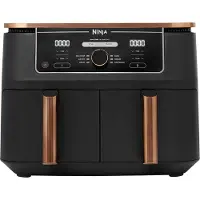 Ninja AF400EUDBCP Foodi Max Dual Zone bronze Heißluftfritteuse