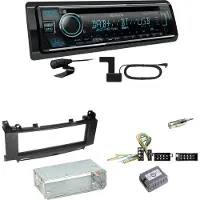 Kenwood KDC-BT760DAB Bluetooth DAB Einbauset für Mercedes A B Klasse W245 W169