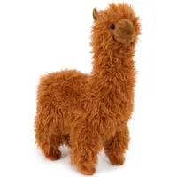 Semo Plüschtier Alpaka 33cm, braun, Kuscheltier Stofftiere Plüschtiere Lama Lamas Alpakas