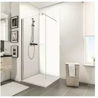 Schulte Duschrückwand DecoDesign ExpressPlus Unifarbe Brillant-Weiß Hochglanz 255 x 100 cm EP19010253 761