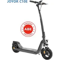 JOYOR C10E ABE zertifizierte flexible Elektroroller - Motor 500W Batterie 48V10.4AH 10-Zoll-Reifen - Schwarz