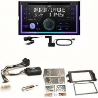 JVC KW-DB95BT Bluetooth Digitalradio Einbauset für Suzuki SX4 Fiat Sedici