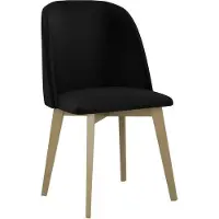 Mirjan 24 Stuhl Monti III, Esszimmerstuhl aus Buchenholz, 48x55x83 cm (Holzfarbe: Sonoma, Stofffarbe: Kronos 07)
