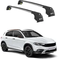 TURTLE DACHTRÄGER AIR-2 , Silber FIAT EGEA CROSS 2020 2021 2022 2023 2024 SUV