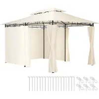 TecTake Gartenpavillon Emine 4 x 3 m