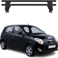 Menabo Dachträger Grundtäger für Kia Picanto 2011-2017 50kg Alu Schwarz 2 tlg