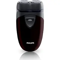 Philips PQ206/18 Elektrorasierer, Rotationstrasierer, Schwarz, Bordeaux, CloseCut, HQ56, HQ4+, 2 Jahr(e), Akku