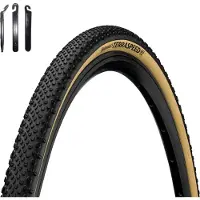 Continental 1 x Terra Speed Protection TL-Ready E-25 Schwarz/Creme 27,5 x 1,50 (40-584) inkl. Reifenheber