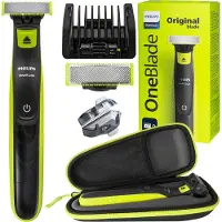 Philips OneBlade QP2721/20 Rasierer Set Grün 5in1 Trimmer Nass Trocken Akku