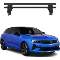 Menabo Dachträger Grundträger für Opel Asta L 2021-2025 Alu Schwarz 2tlg
