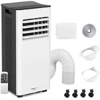 HOME DELUXE Mobile Klimaanlage KIMO - 9000 BTU | mobile Klimaanlage, mobiles Klimagerät, Fensterabdichtung, Abluftschlauch