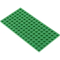 LEGO 1x Bau Platte 8x16 beidseitig bebaubar grün Minecraft 4610602 92438
