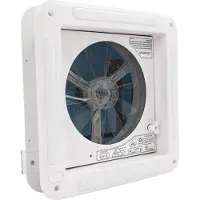 StarTech.com Wohnmobil/Wohnwagen Dachventilator - Dachlüfter - Fernbedienung - 6 Geschwindigkeiten - LED-Beleuchtung - Regensensor - Bewegungssensor - AC-Betrieb - Weiß