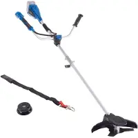 Scheppach Akku Freischneider Rasentrimmer BC-BCH330 - 20V | 330mm Schnittbreite Rasentrimmer | 255mm Schnittbreite Motorsense | Trageriemen & Spule