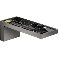 Hansgrohe AXOR MyEdition Wanneneinlauf, ohne Platte, 47412330, Farbe: Polished Black Chrome