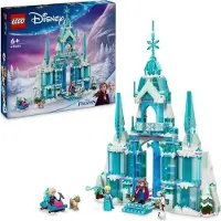 LEGO Disney Elsa's Eispalast 43244, Bauspielzeug, 3 Minipuppen, Olaf