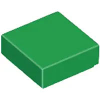 LEGO 1x1 Fliesen 3070 - 100 Stück Grün