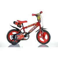 F.lli Schiano Sch Cars 12" - Kinderfahrrad (3-5 Jahre), 12"-Räder, Stahlrahmen, Mit Zubehör - Farbe Rot
