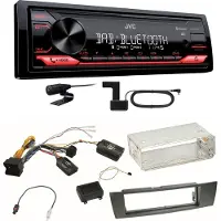 JVC KD-X272DBT Digitalradio Bluetooth FLAC Einbauset für BMW E90 E91 E92 E93