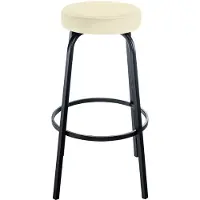 CLP Barhocker Kamari Samt - creme