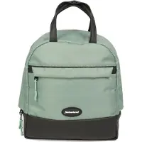 Haberland Rucksack-Lenkertasche Bella salbei/sw - flexible Lenker- und Rucksa....