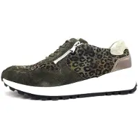 Waldlaufer CAPRI CHICAGO ORDER Damenschuhe Halbschuhe sportlicher Schnürer Grün Freizeit, Schuhgröße:EUR 37 | UK 4