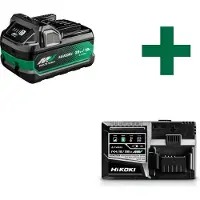 HiKOKI Ladegerät UC18YSL3W0Z Multivolt Akku 18/36 V 5,0/2.5 Ah BSL36A18X 380082