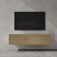 Doporro TV Lowboard hängend Fernsehschrank Wohnzimmer | TV-Schrank hängend Fernsehtisch Hängeschrank 120cm Fernsehschrank02