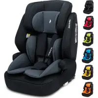 Osann Jazzi Isofix, der sichere Kindersitz ab 1 Jahr 76–150 cm, mitwachsender Kinderautositz (9-36 kg) - Nero