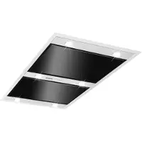 Silverline Vega Intern Premium VGID 123 S Deckenhaube 120 cm Edelstahl/Schwarzglas