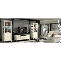 AEA Luxus rtv Set Wohnzimmer Vitrine tv Modern Holz Möbel Schrank Stil Schränke 3tlg