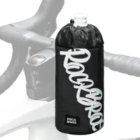 RockBros Flaschenhalter Tasche 3D Lenkertasche mit Druckknopfverschluss Polyester 1L Schwarz
