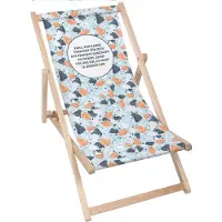 Dreamroots Liegestuhl klappbar Holz,bis zu 130 kg, Sonnenliege klappbar mit 3-stufiger Neigungsregulierung der Rückenlehne, Papa perfekte Geschenk
