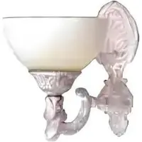 AEA Wandleuchte Wandlampe Wandleuchten Art Lüster Wand Lampen Weiß Glas