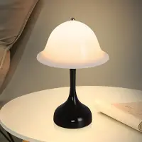 ZMH Tischlampe Kabellos Nachttischlampe LED Touch Tischleuchte USB Aufladbar Nachttischlampen Schwarz Dimmbar Schlafzimmerlampe Innen Nachtlicht