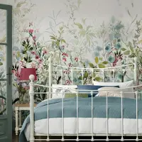 Laura Ashley Vliestapete "Summer Palace" geblümt glatt 10mx52cm (ca. 5m2)