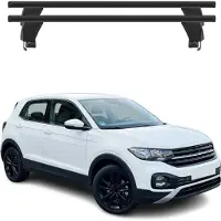 Menabo Dachträger Grundträger für VW T-Cross 2018-2025 Alu Schwarz 2tlg